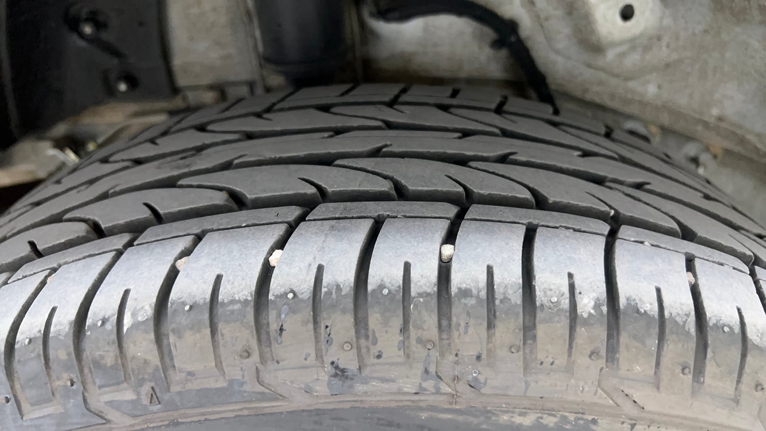 Used 2024 Tata Curvv Creative 1.5 Kryojet Diesel 6MT Diesel Manual tyres RIGHT REAR TYRE TREAD VIEW