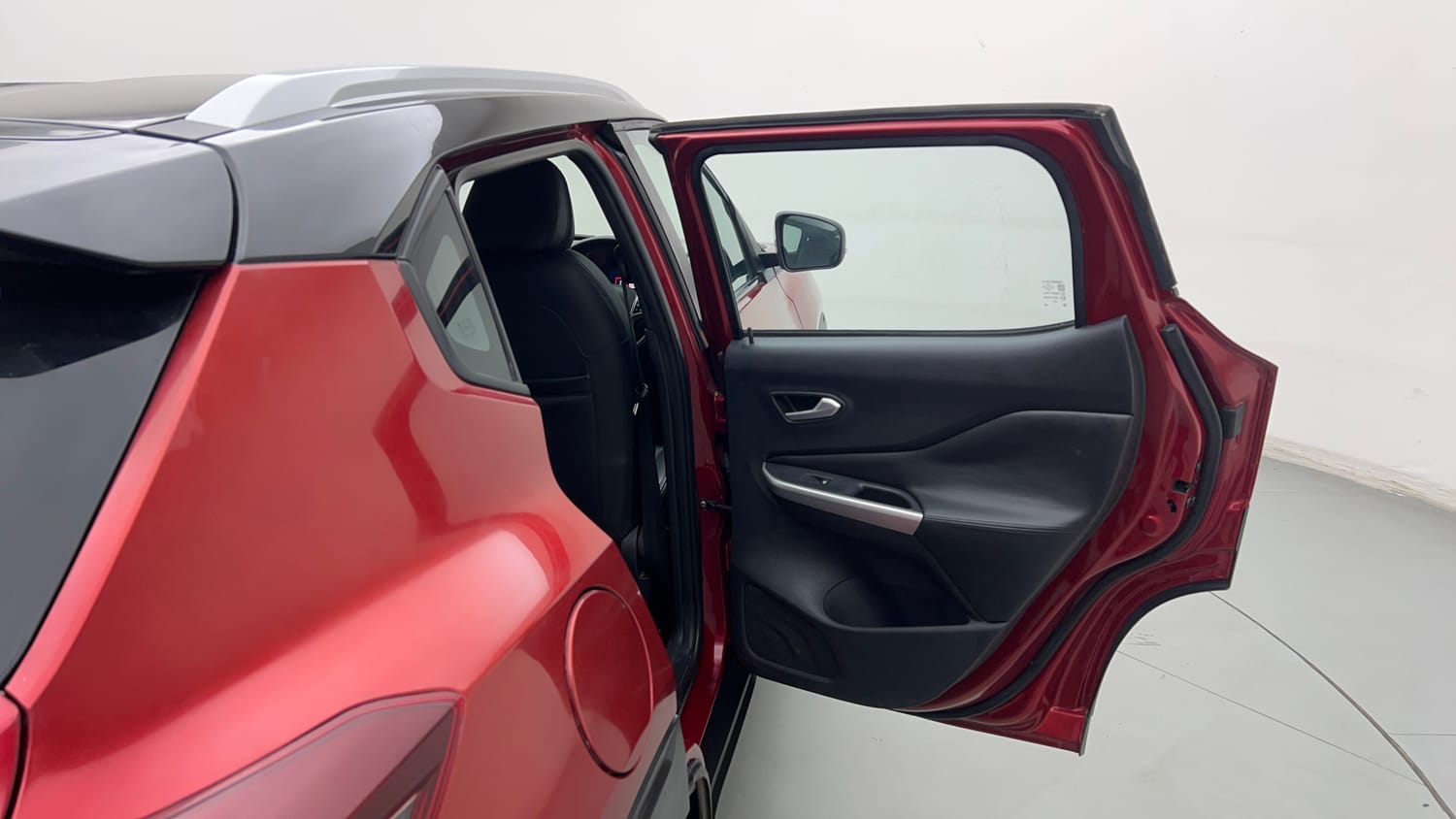 Used 2023 Nissan Magnite XV Dual Tone Petrol Manual interior RIGHT REAR DOOR OPEN VIEW