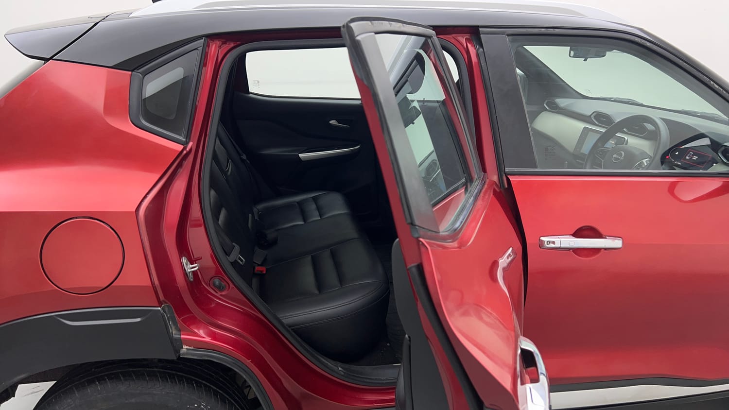 Used 2023 Nissan Magnite XV Dual Tone Petrol Manual interior RIGHT SIDE REAR DOOR CABIN VIEW
