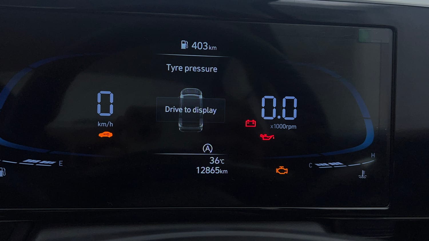 Used 2026 Hyundai Verna SX (O) 1.5 Turbo Petrol MT Petrol Manual interior CLUSTERMETER VIEW