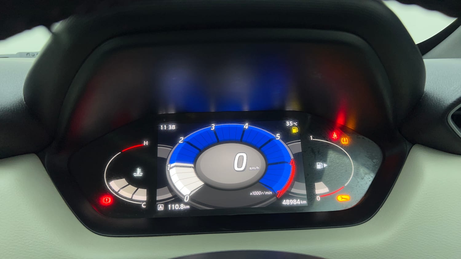 Used 2023 Nissan Magnite XV Dual Tone Petrol Manual interior CLUSTERMETER VIEW