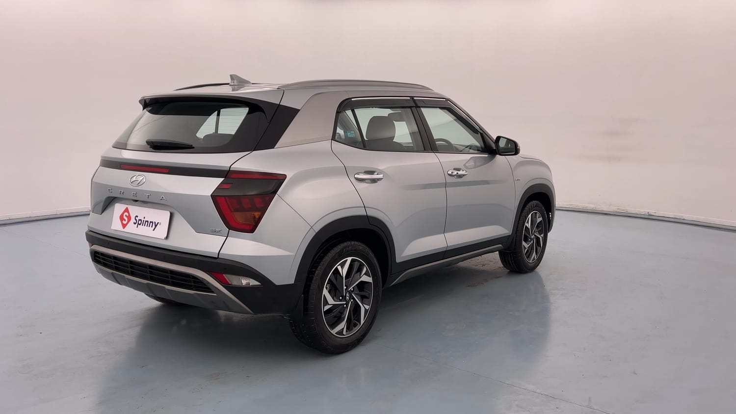 Used 2024 Hyundai Creta SX (O) 1.5 Petrol IVT Petrol Automatic exterior RIGHT REAR CORNER VIEW