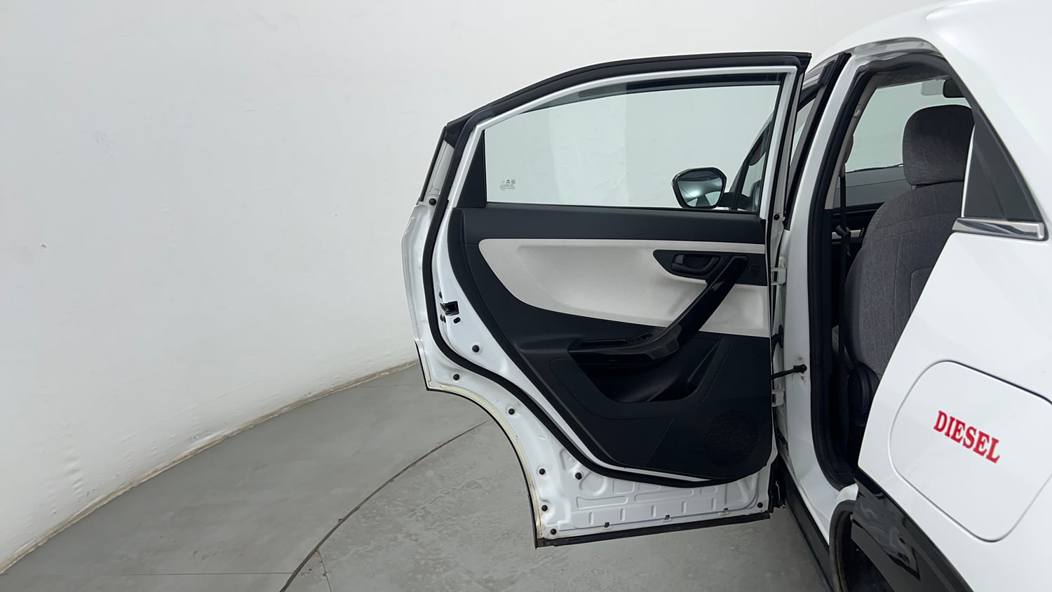 Used 2024 Tata Curvv Creative 1.5 Kryojet Diesel 6MT Diesel Manual interior LEFT REAR DOOR OPEN VIEW