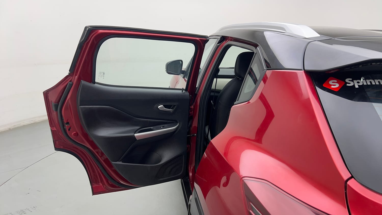 Used 2023 Nissan Magnite XV Dual Tone Petrol Manual interior LEFT REAR DOOR OPEN VIEW