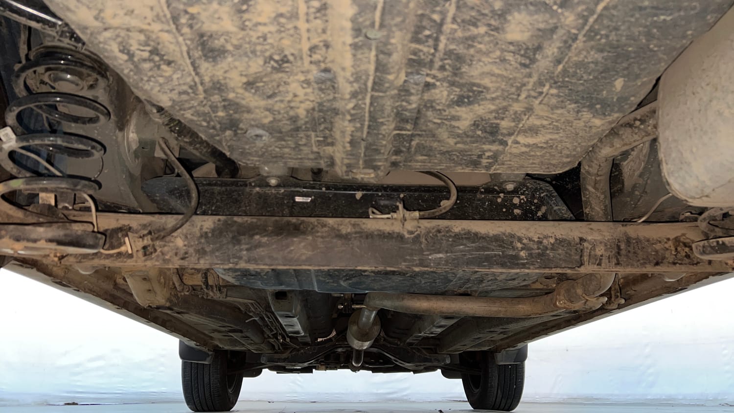 Used 2024 Tata Nexon Creative Plus 1.2 Revotron Petrol 6MT Petrol Manual extra REAR UNDERBODY VIEW (TAKEN FROM REAR)