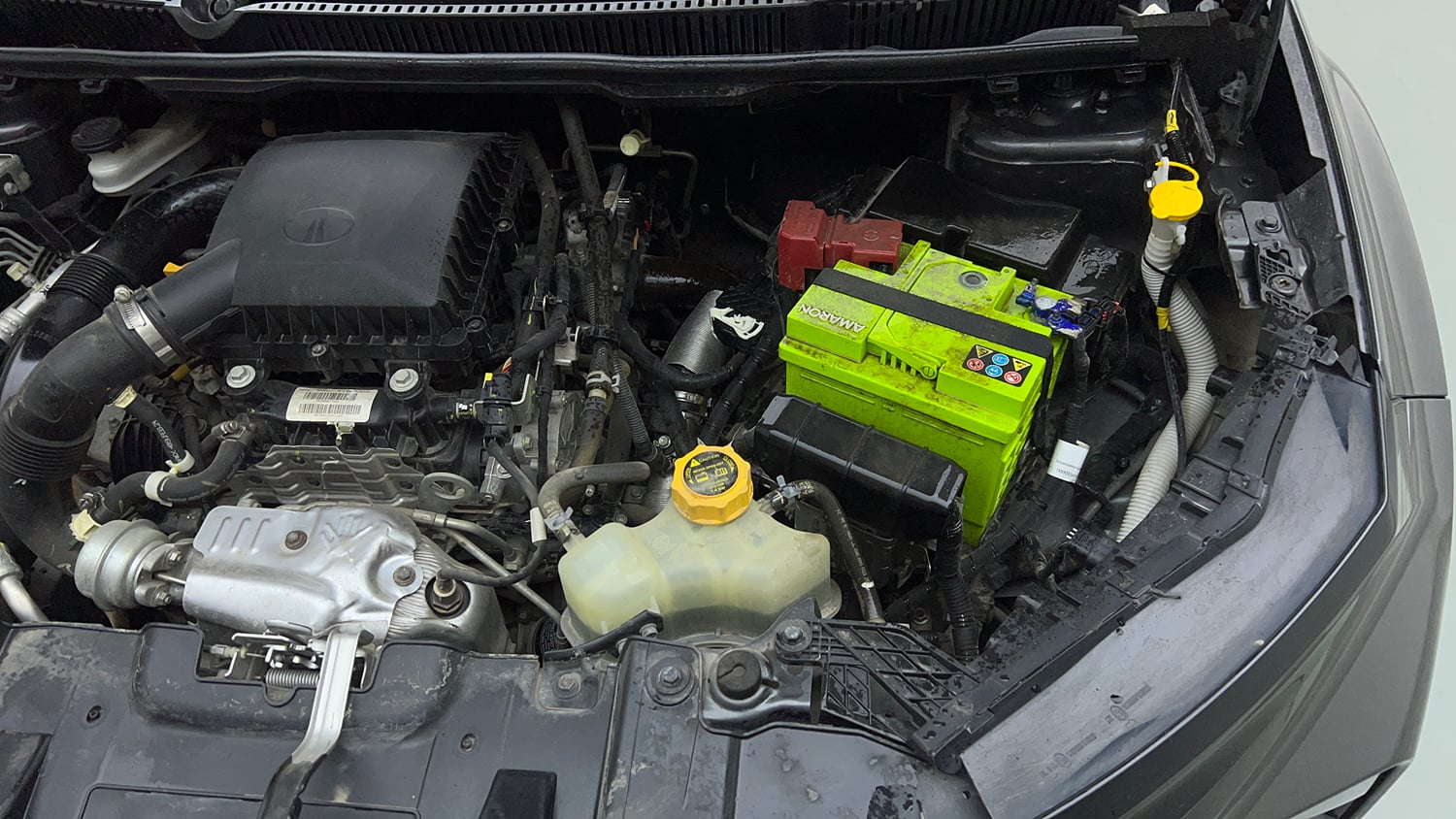Used 2024 Tata Nexon Creative Plus 1.2 Revotron Petrol 6MT Petrol Manual engine ENGINE LEFT SIDE VIEW