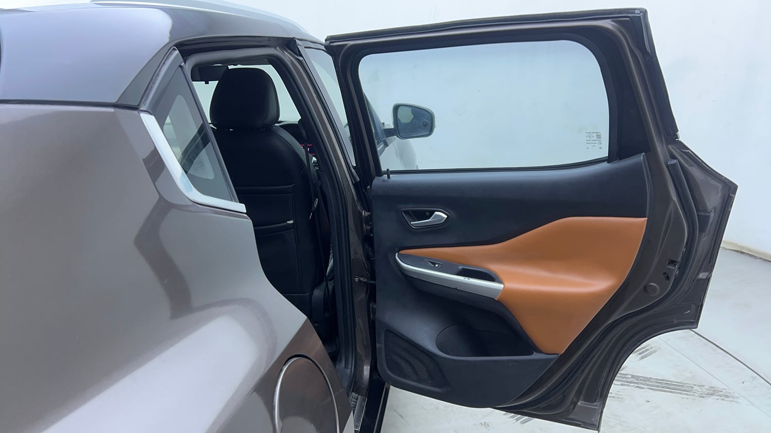 Used 2021 Nissan Magnite XV Turbo Petrol Manual interior RIGHT REAR DOOR OPEN VIEW