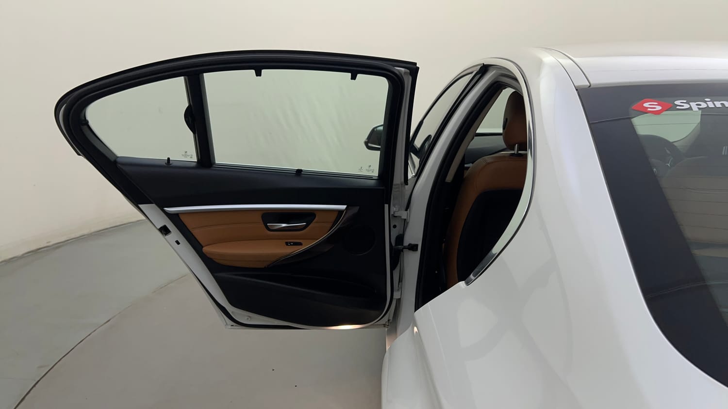 Used 2019 BMW 3 Series 320d Luxury Line Diesel Automatic interior LEFT REAR DOOR OPEN VIEW
