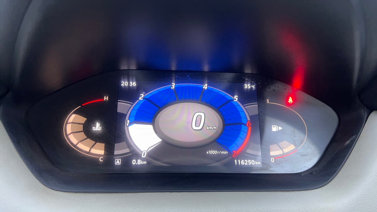 Used 2021 Nissan Magnite XV Turbo Petrol Manual interior CLUSTERMETER VIEW