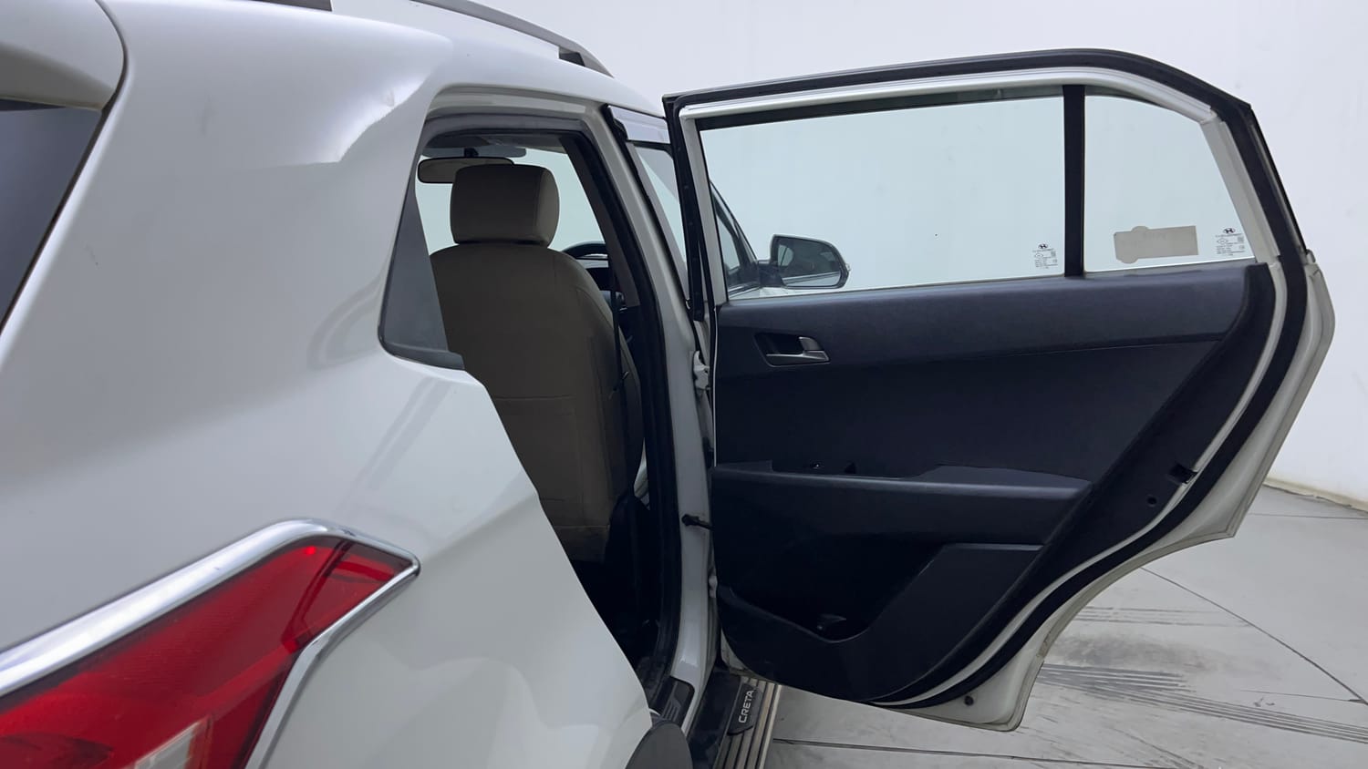 Used 2016 Hyundai Creta 1.6 SX Plus AT Petrol Petrol Automatic interior RIGHT REAR DOOR OPEN VIEW