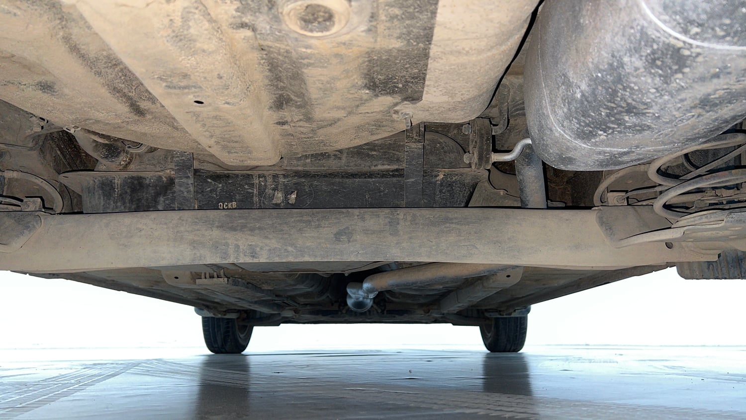 Used 2021 Hyundai Grand i10 Nios Sportz 1.2 Kappa VTVT Petrol Manual extra REAR UNDERBODY VIEW (TAKEN FROM REAR)