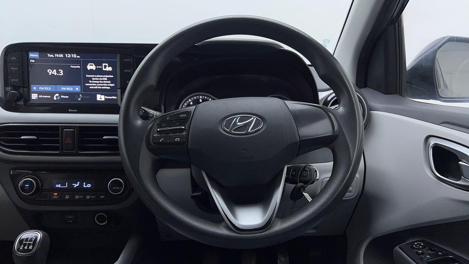 Used 2021 Hyundai Grand i10 Nios Sportz 1.2 Kappa VTVT Petrol Manual interior STEERING VIEW