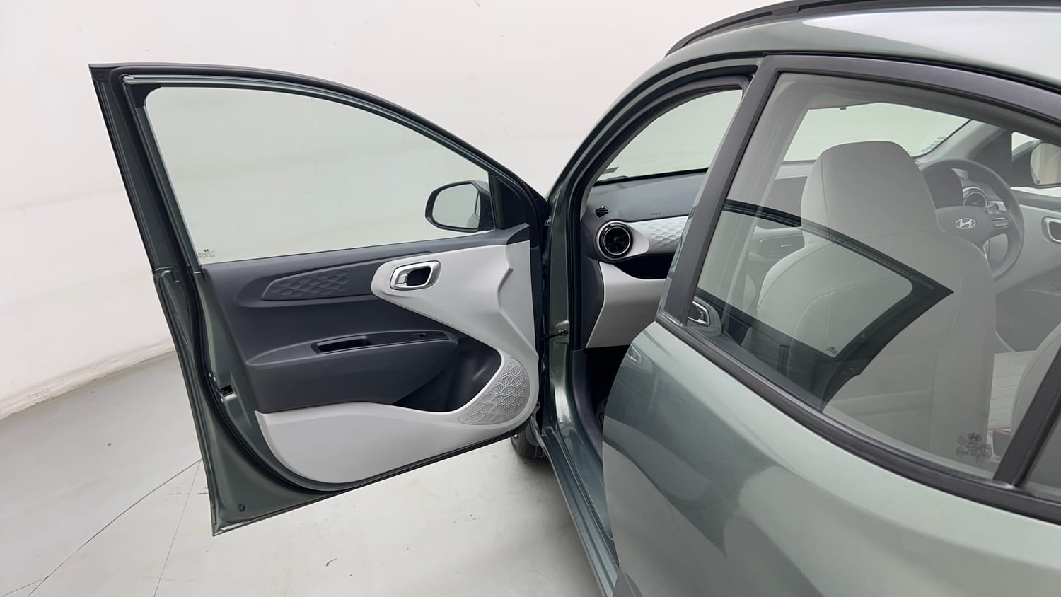 Used 2024 Hyundai Grand i10 Nios Sportz 1.2 Kappa VTVT Petrol Manual interior LEFT FRONT DOOR OPEN VIEW