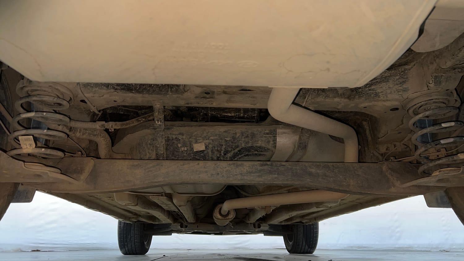 Used 2024 Hyundai Creta 1.5 MPi Petrol MT S(O) Petrol Manual extra REAR UNDERBODY VIEW (TAKEN FROM REAR)