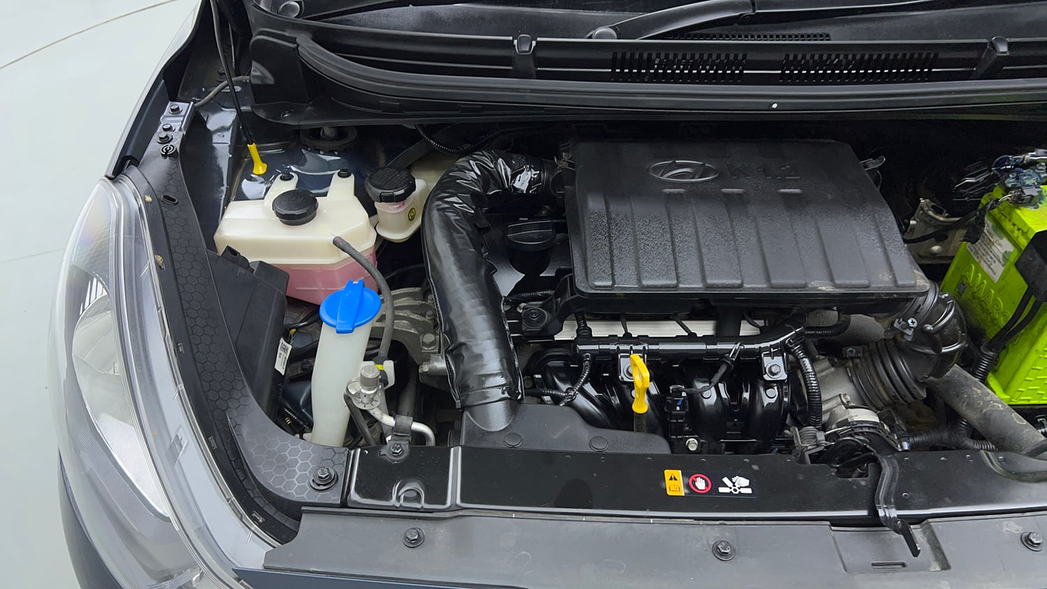 Used 2021 Hyundai Grand i10 Nios Sportz 1.2 Kappa VTVT Petrol Manual engine ENGINE RIGHT SIDE VIEW