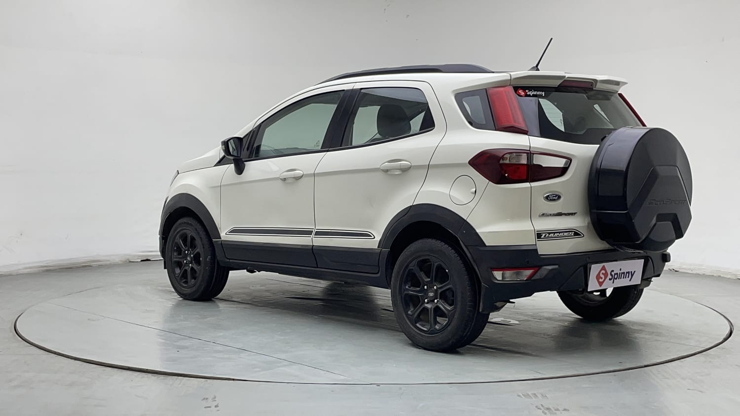 Used 2019 Ford EcoSport Thunder Edition Petrol Petrol Manual exterior LEFT REAR CORNER VIEW