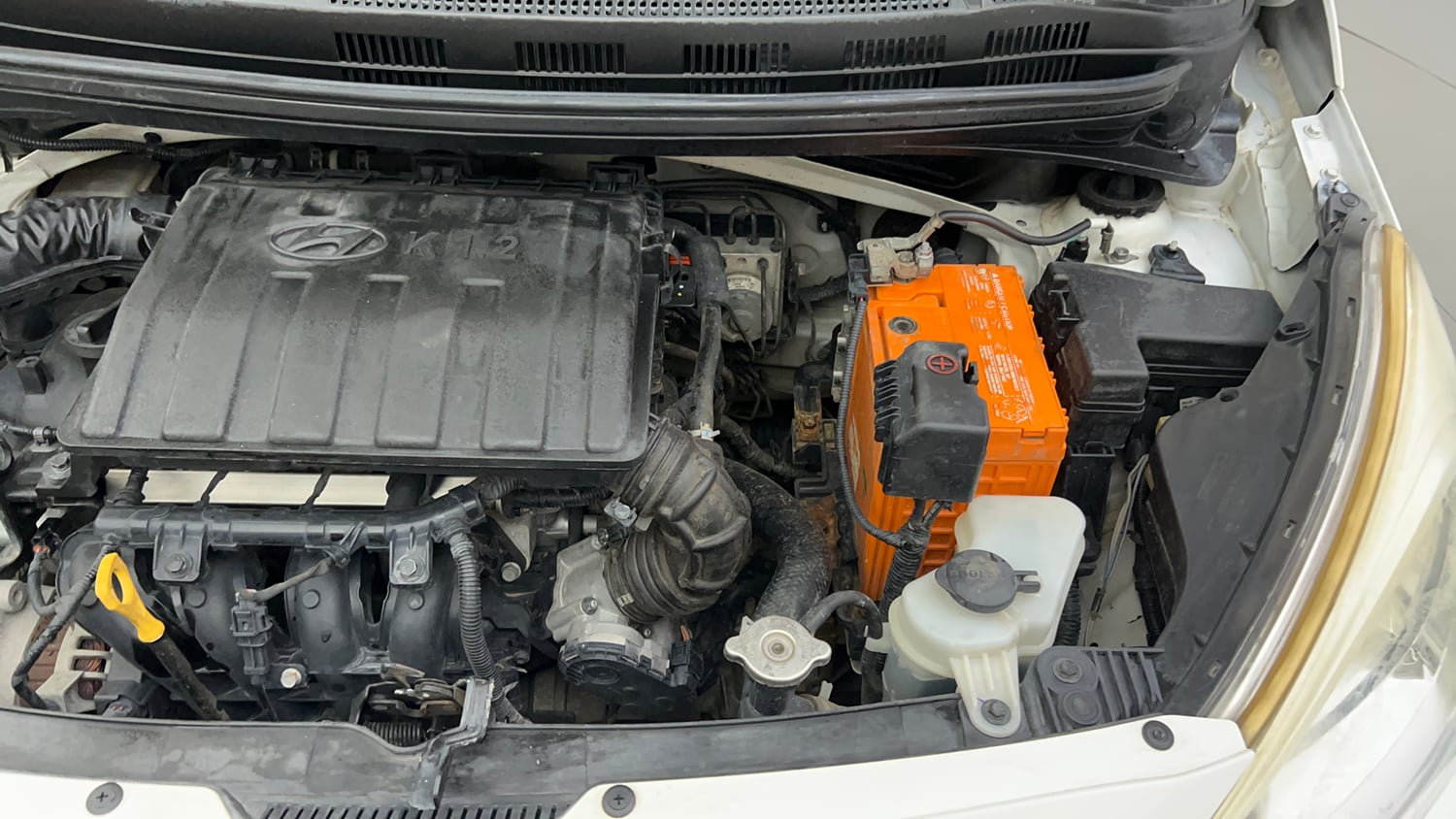 Used 2019 Hyundai Grand i10 Sportz 1.2 Kappa VTVT Petrol Manual engine ENGINE LEFT SIDE VIEW