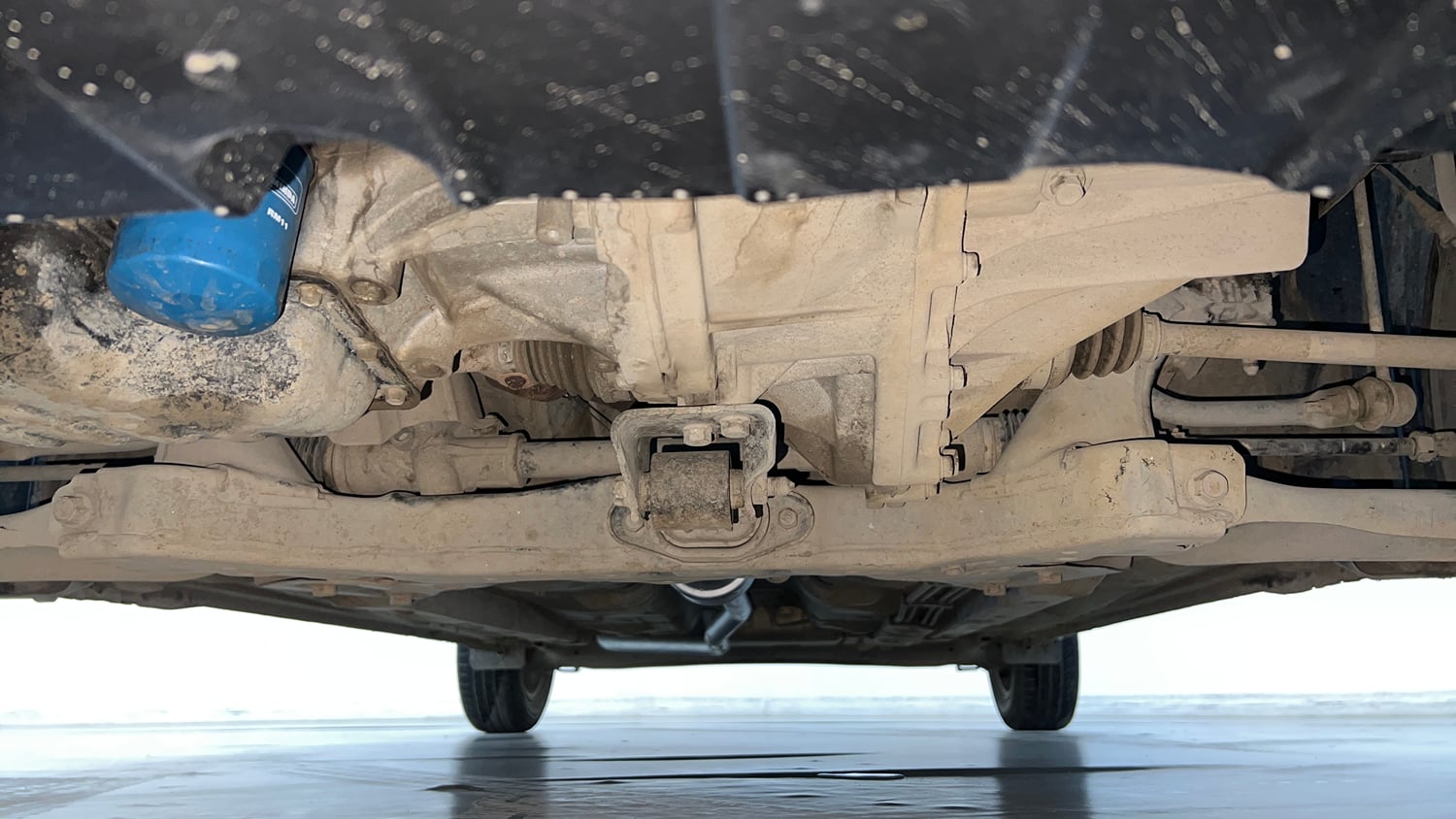 Used 2021 Hyundai Grand i10 Nios Sportz 1.2 Kappa VTVT Petrol Manual extra FRONT LEFT UNDERBODY VIEW