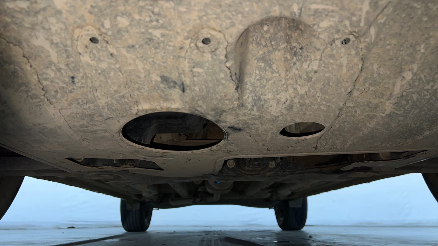 Used 2024 Hyundai Creta 1.5 MPi Petrol MT S(O) Petrol Manual extra FRONT LEFT UNDERBODY VIEW