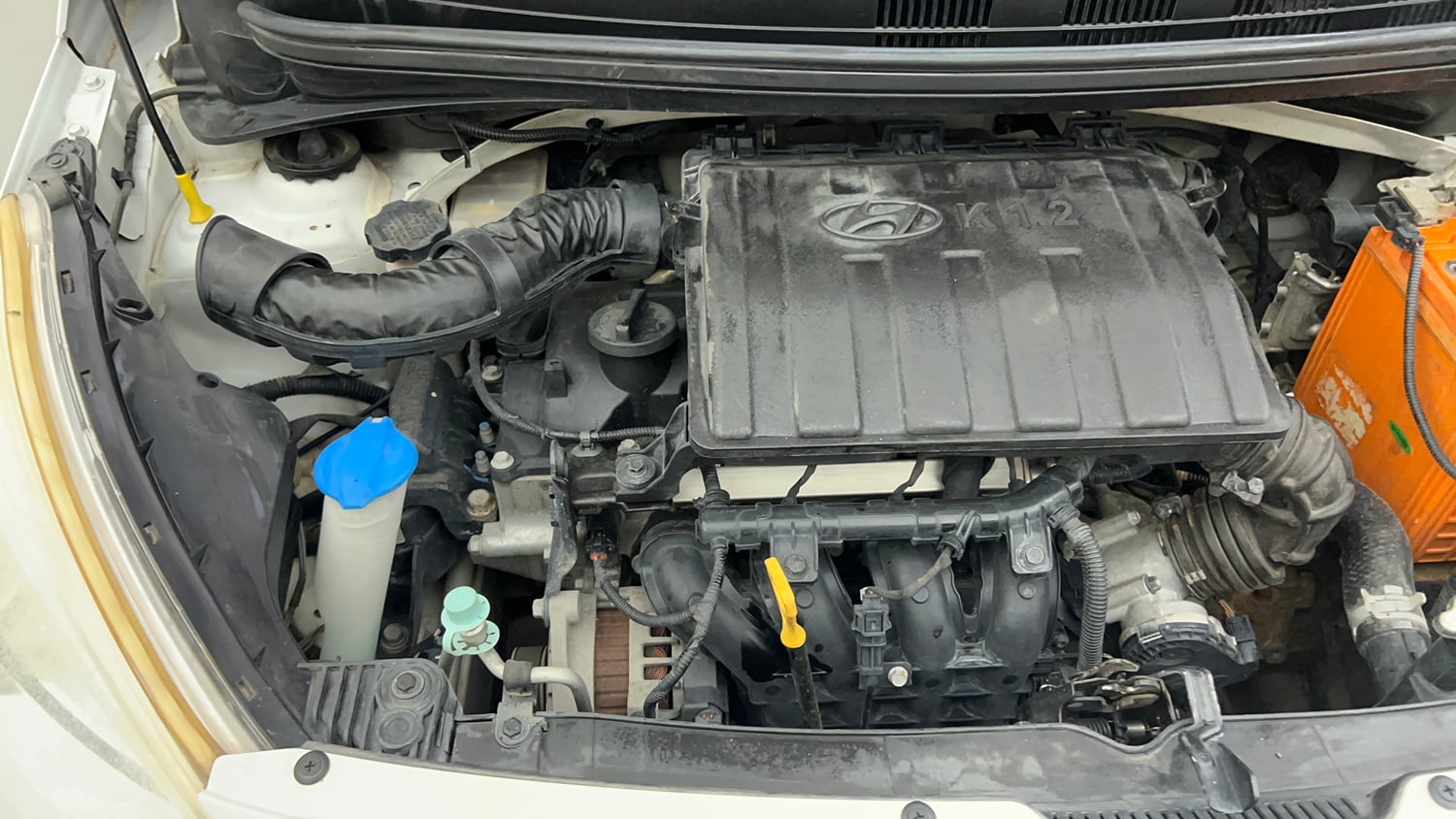 Used 2019 Hyundai Grand i10 Sportz 1.2 Kappa VTVT Petrol Manual engine ENGINE RIGHT SIDE VIEW