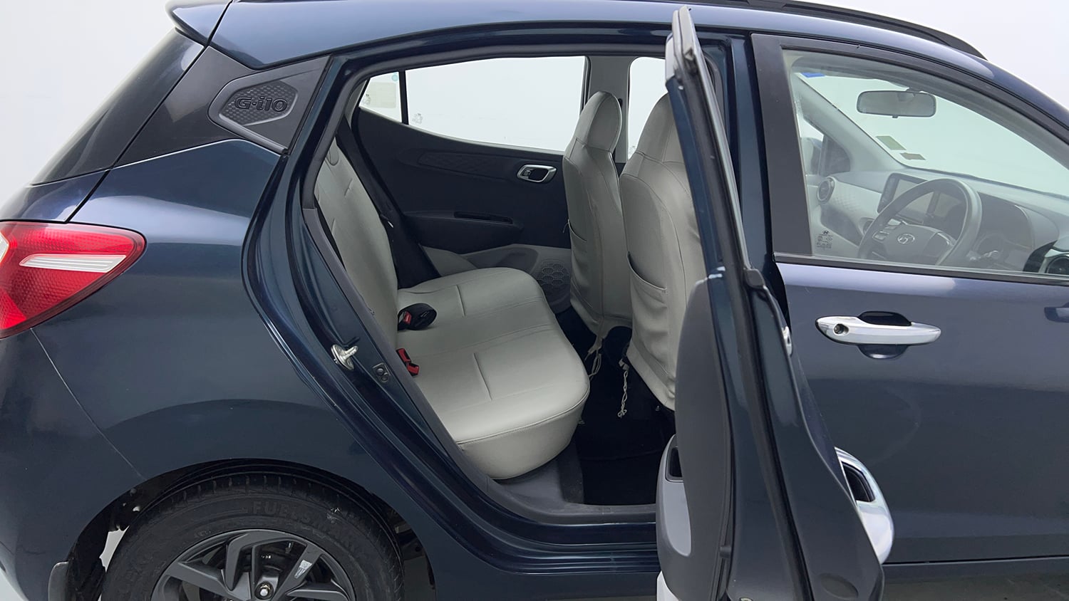 Used 2021 Hyundai Grand i10 Nios Sportz 1.2 Kappa VTVT Petrol Manual interior RIGHT SIDE REAR DOOR CABIN VIEW