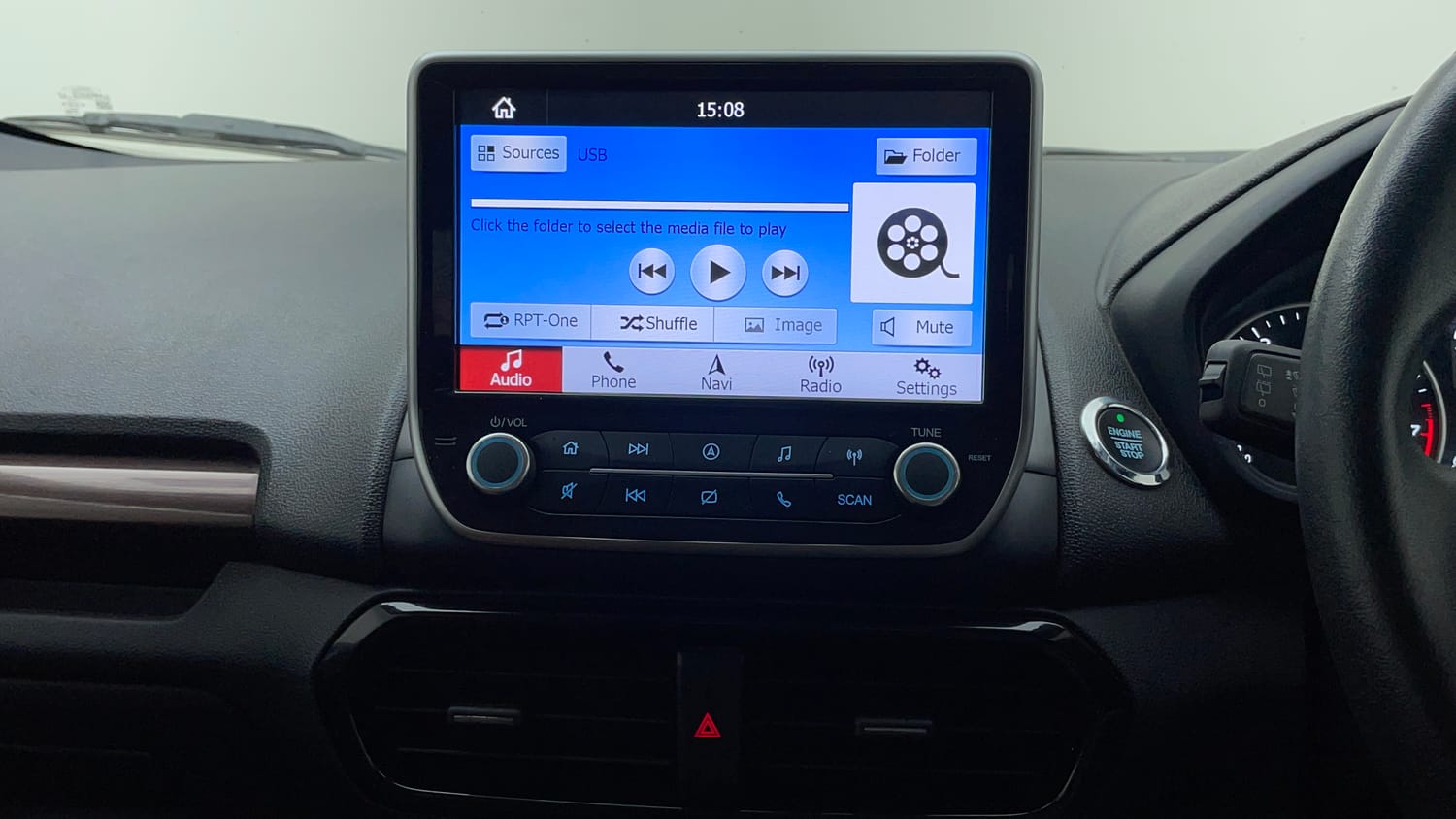 Used 2019 Ford EcoSport Thunder Edition Petrol Petrol Manual top_features Integrated (in-dash) music system