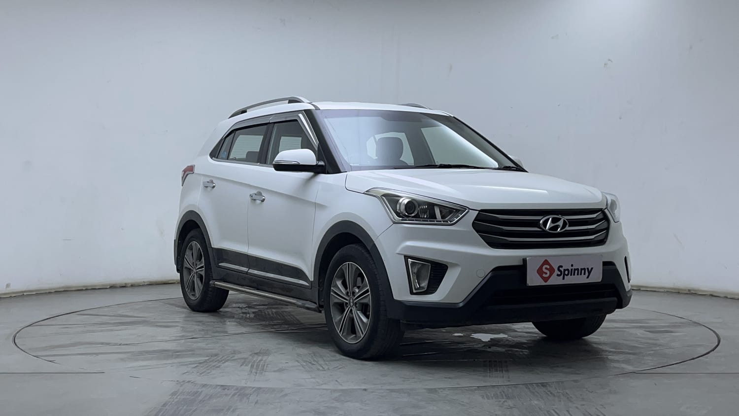 Used 2016 Hyundai Creta 1.6 SX Plus AT Petrol Petrol Automatic exterior RIGHT FRONT CORNER VIEW