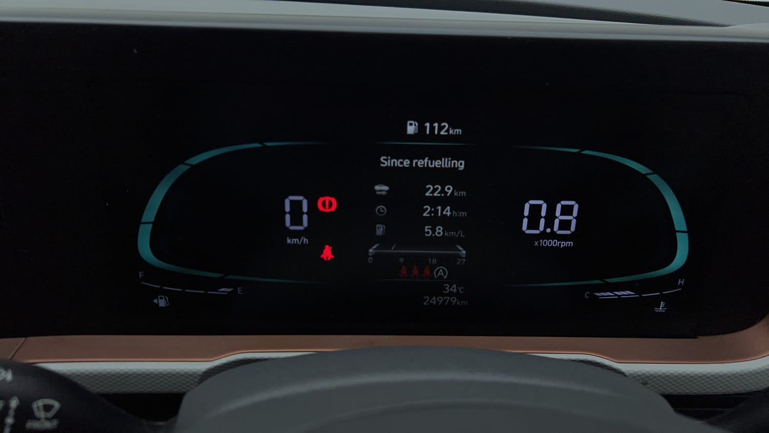 Used 2024 Hyundai Creta 1.5 MPi Petrol MT S(O) Petrol Manual interior CLUSTERMETER VIEW
