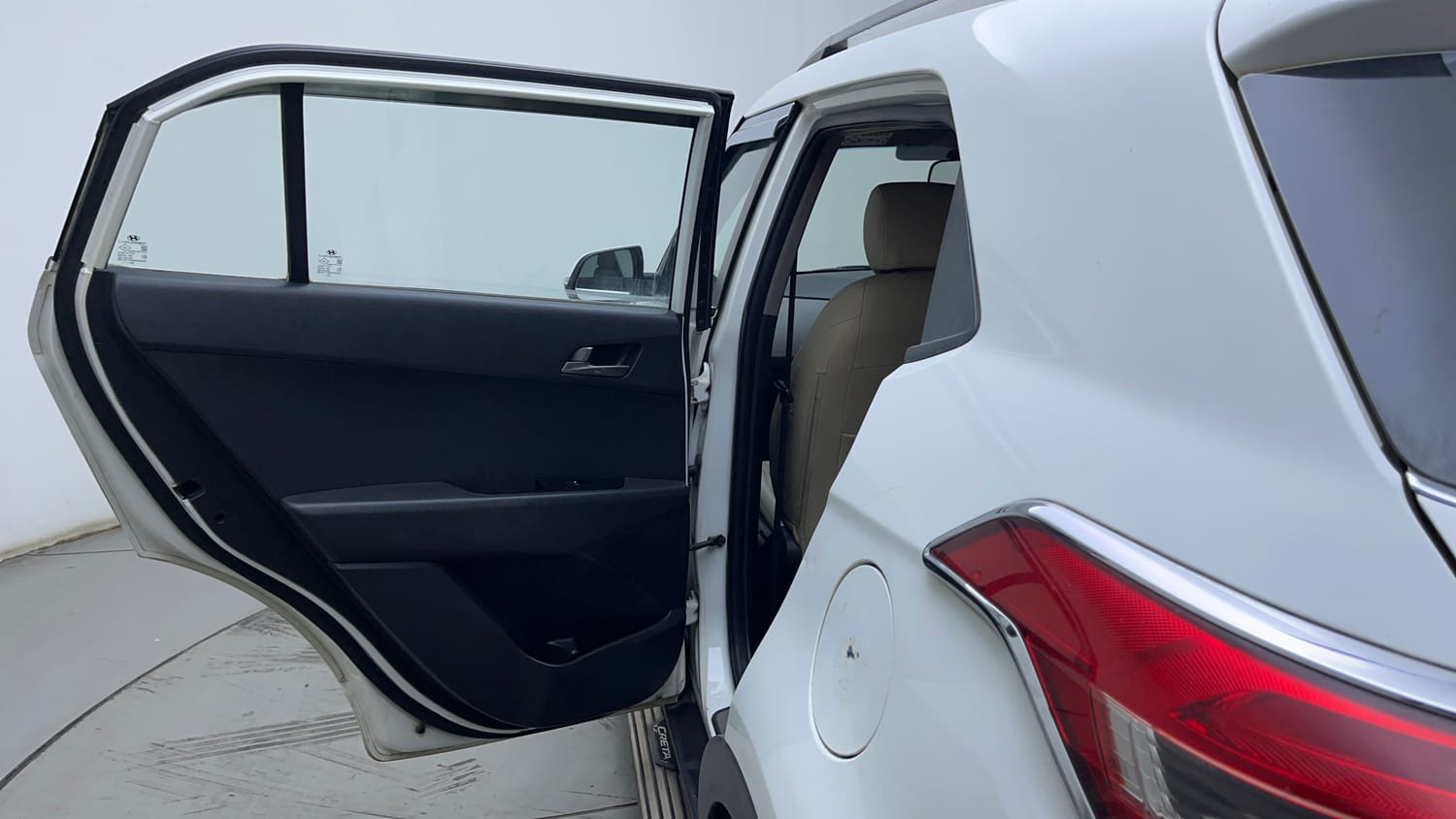 Used 2016 Hyundai Creta 1.6 SX Plus AT Petrol Petrol Automatic interior LEFT REAR DOOR OPEN VIEW