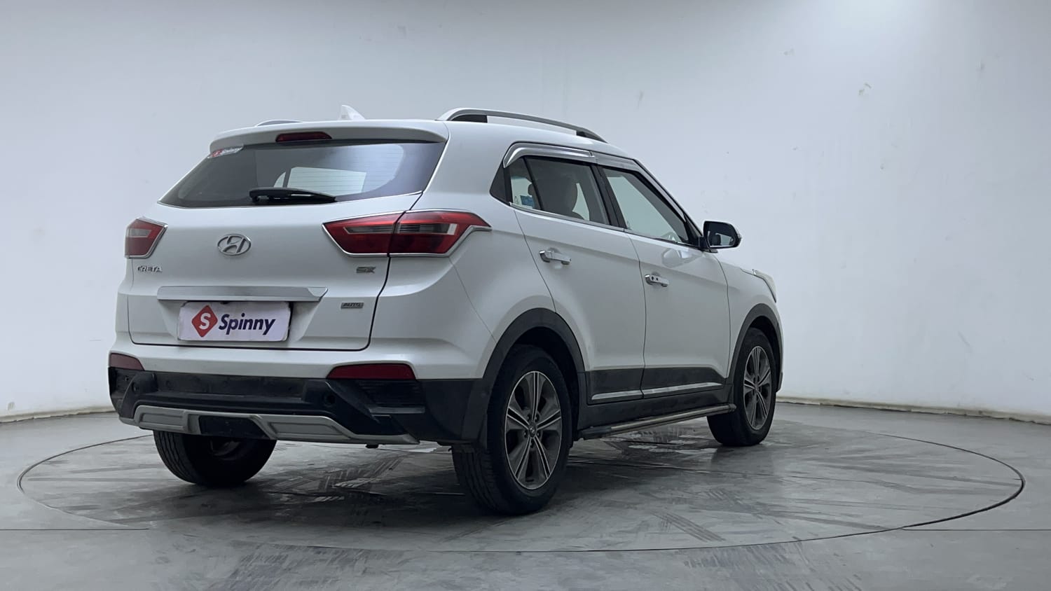 Used 2016 Hyundai Creta 1.6 SX Plus AT Petrol Petrol Automatic exterior RIGHT REAR CORNER VIEW