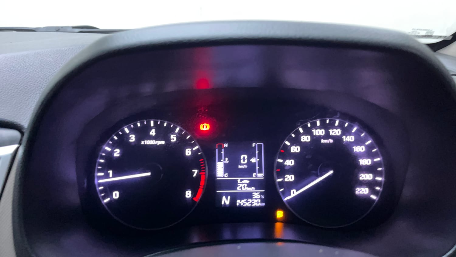 Used 2016 Hyundai Creta 1.6 SX Plus AT Petrol Petrol Automatic interior CLUSTERMETER VIEW