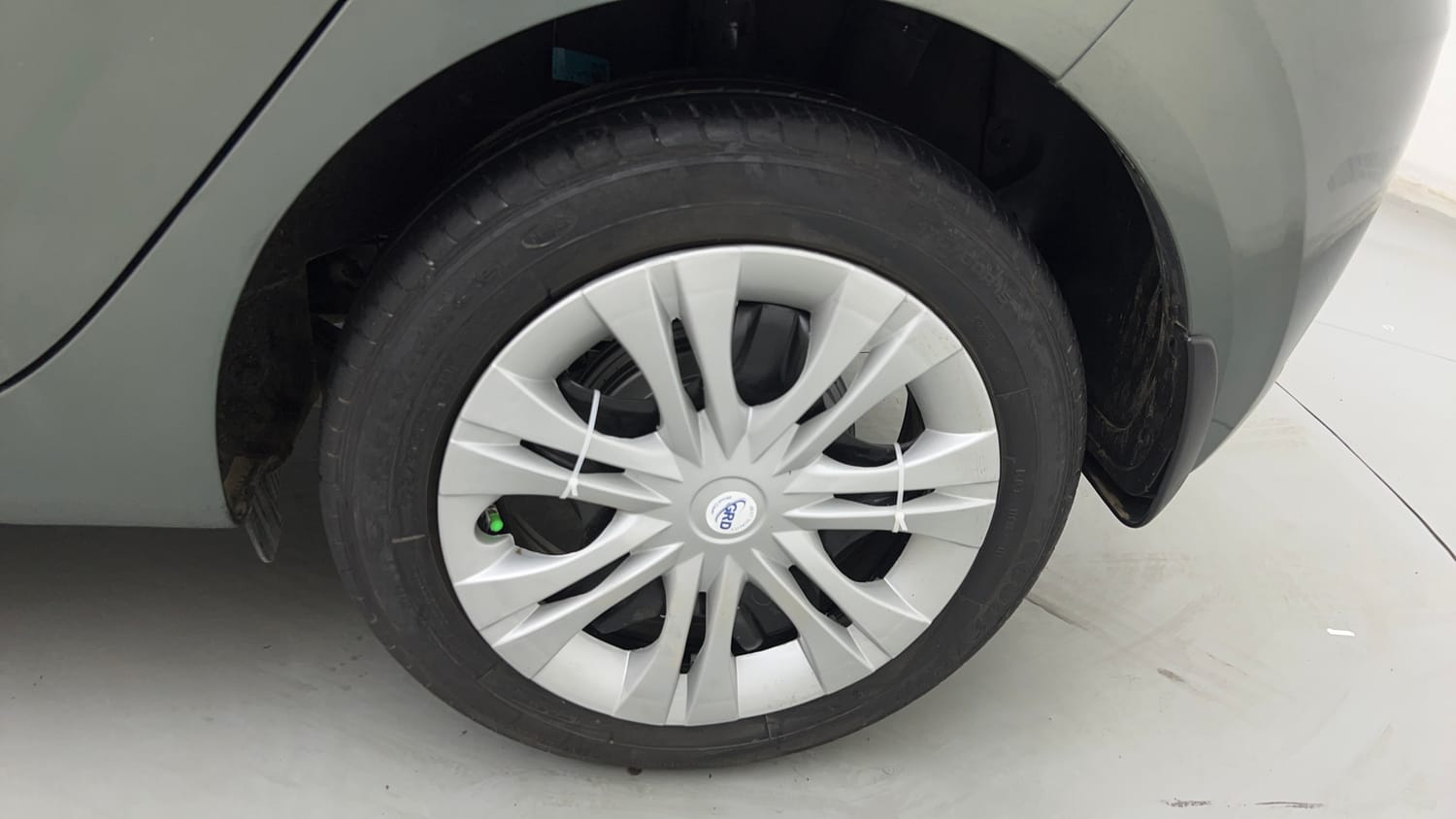 Used 2024 Hyundai Grand i10 Nios Sportz 1.2 Kappa VTVT Petrol Manual tyres LEFT REAR TYRE RIM VIEW
