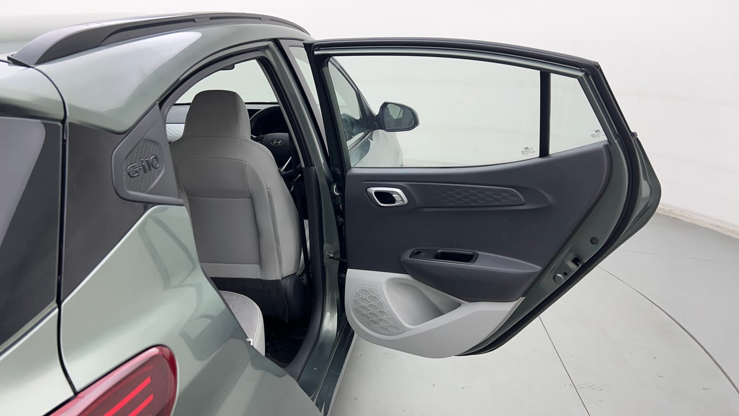 Used 2024 Hyundai Grand i10 Nios Sportz 1.2 Kappa VTVT Petrol Manual interior RIGHT REAR DOOR OPEN VIEW
