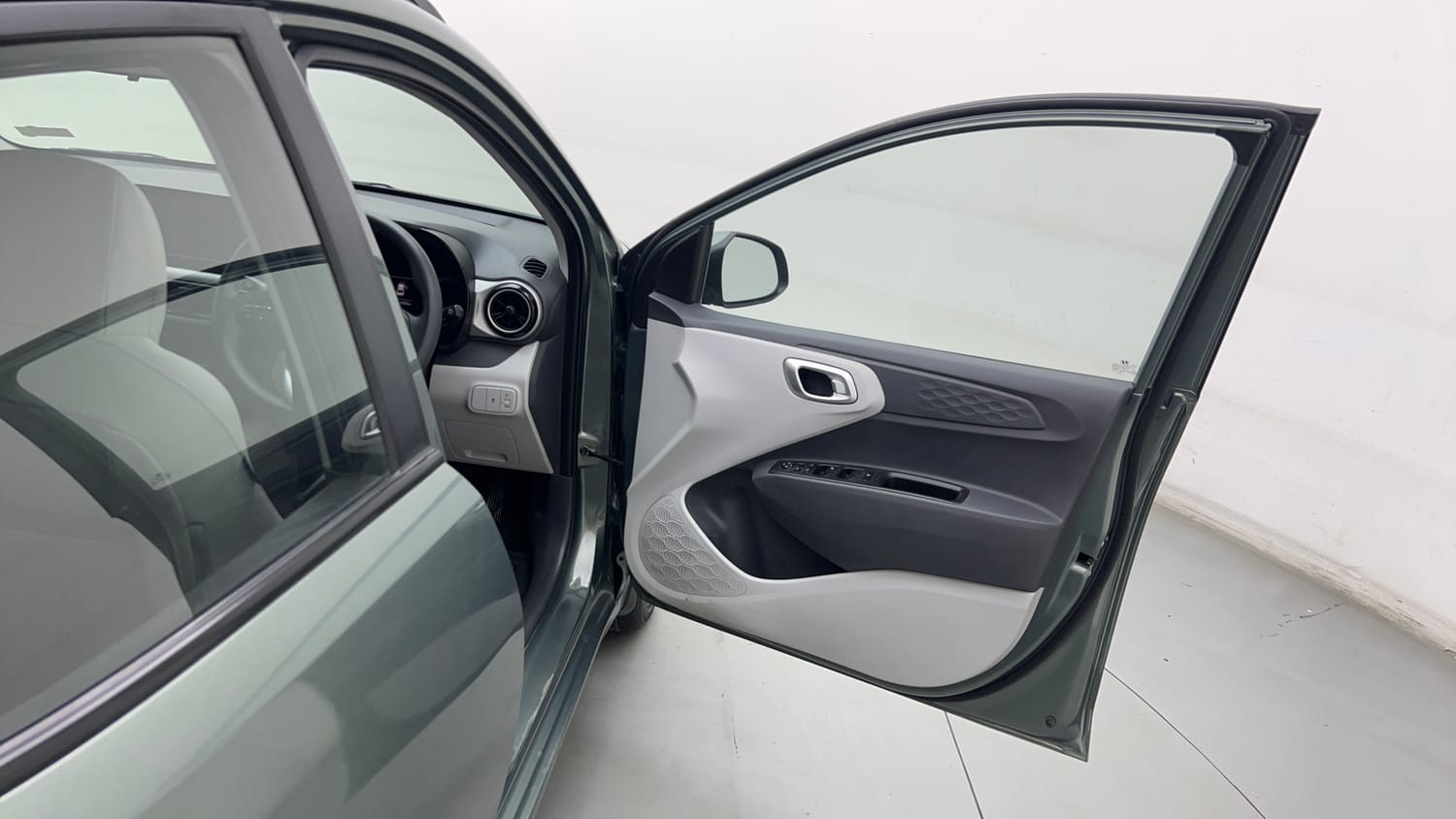 Used 2024 Hyundai Grand i10 Nios Sportz 1.2 Kappa VTVT Petrol Manual interior RIGHT FRONT DOOR OPEN VIEW