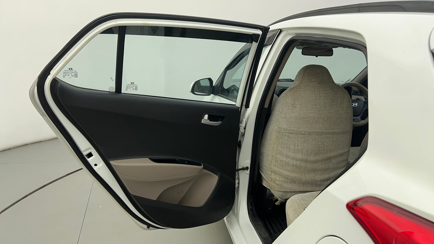 Used 2019 Hyundai Grand i10 Sportz 1.2 Kappa VTVT Petrol Manual interior LEFT REAR DOOR OPEN VIEW