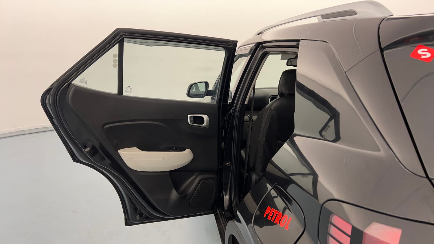Used 2023 Hyundai Venue SX 1.2 Petrol Petrol Manual interior LEFT REAR DOOR OPEN VIEW