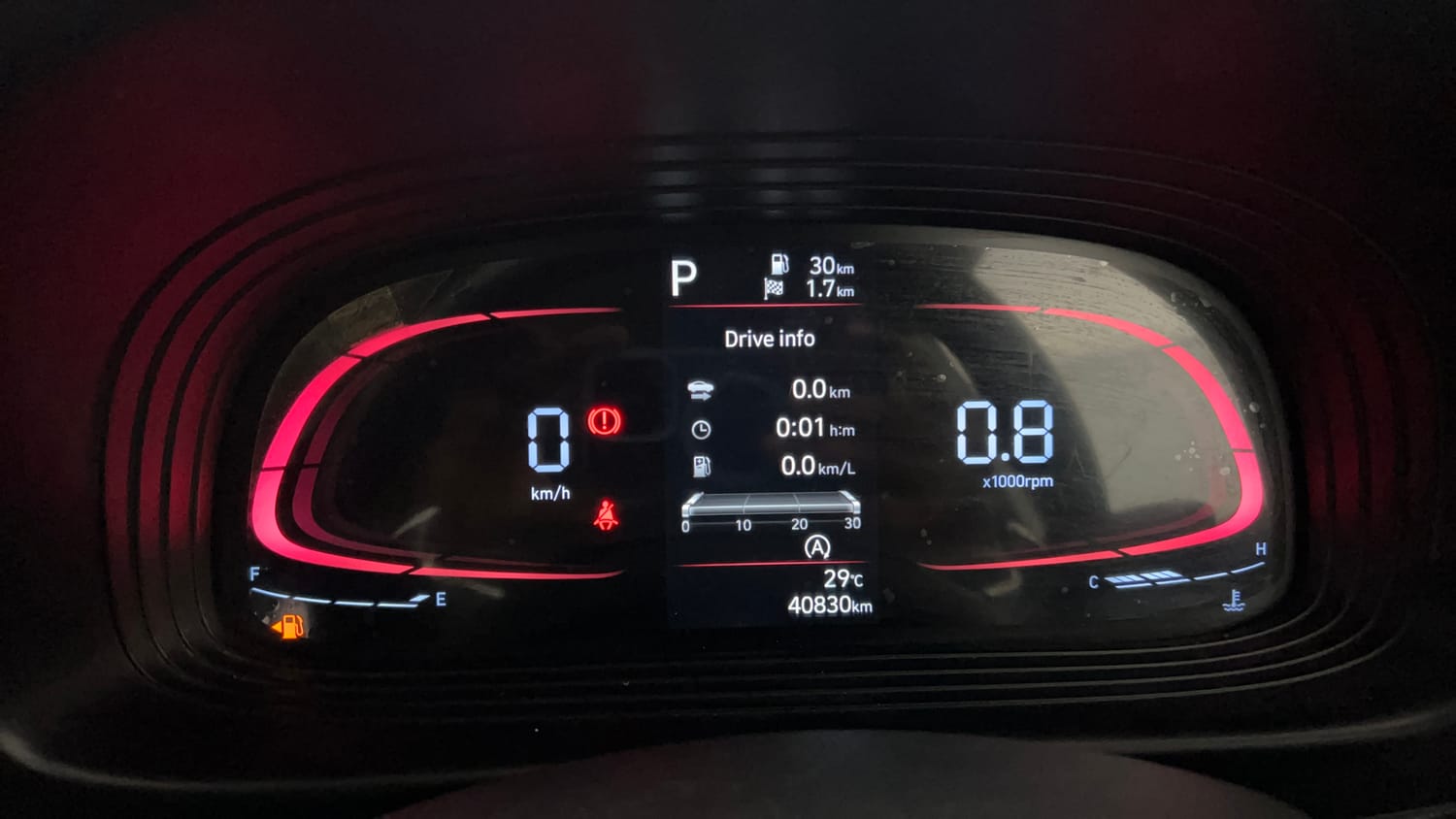 Used 2023 Hyundai Venue SX (O) 1.0 Turbo DCT Petrol Automatic interior CLUSTERMETER VIEW