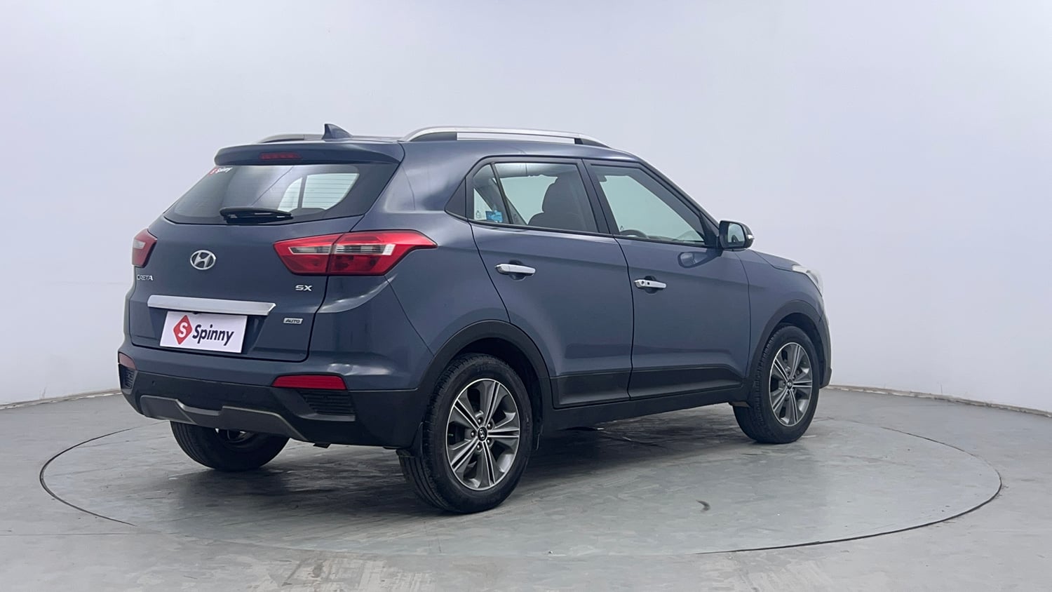 Used 2018 Hyundai Creta SX Plus 1.6 AT Petrol Petrol Automatic exterior RIGHT REAR CORNER VIEW