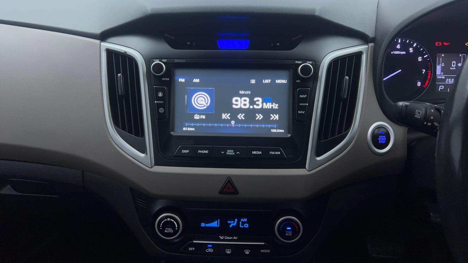 Used 2018 Hyundai Creta SX Plus 1.6 AT Petrol Petrol Automatic top_features Integrated (in-dash) music system