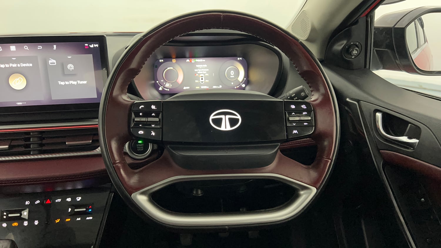 Used 2024 Tata Curvv Accomplished Plus A 1.5 Kryojet Diesel 6MT Diesel Manual interior STEERING VIEW