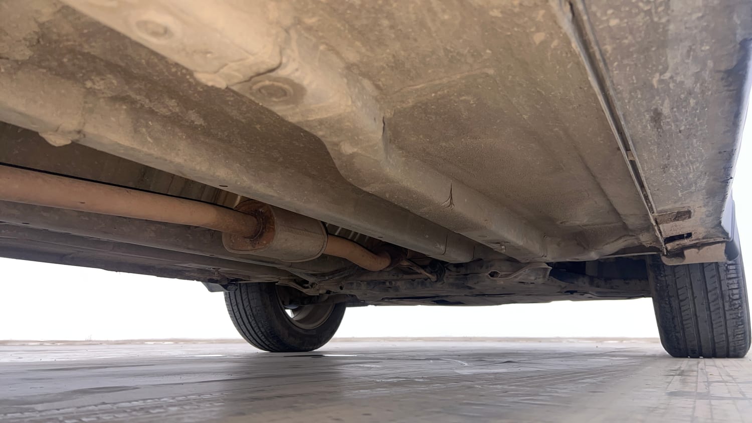 Used 2018 Hyundai Creta SX Plus 1.6 AT Petrol Petrol Automatic extra REAR RIGHT UNDERBODY VIEW