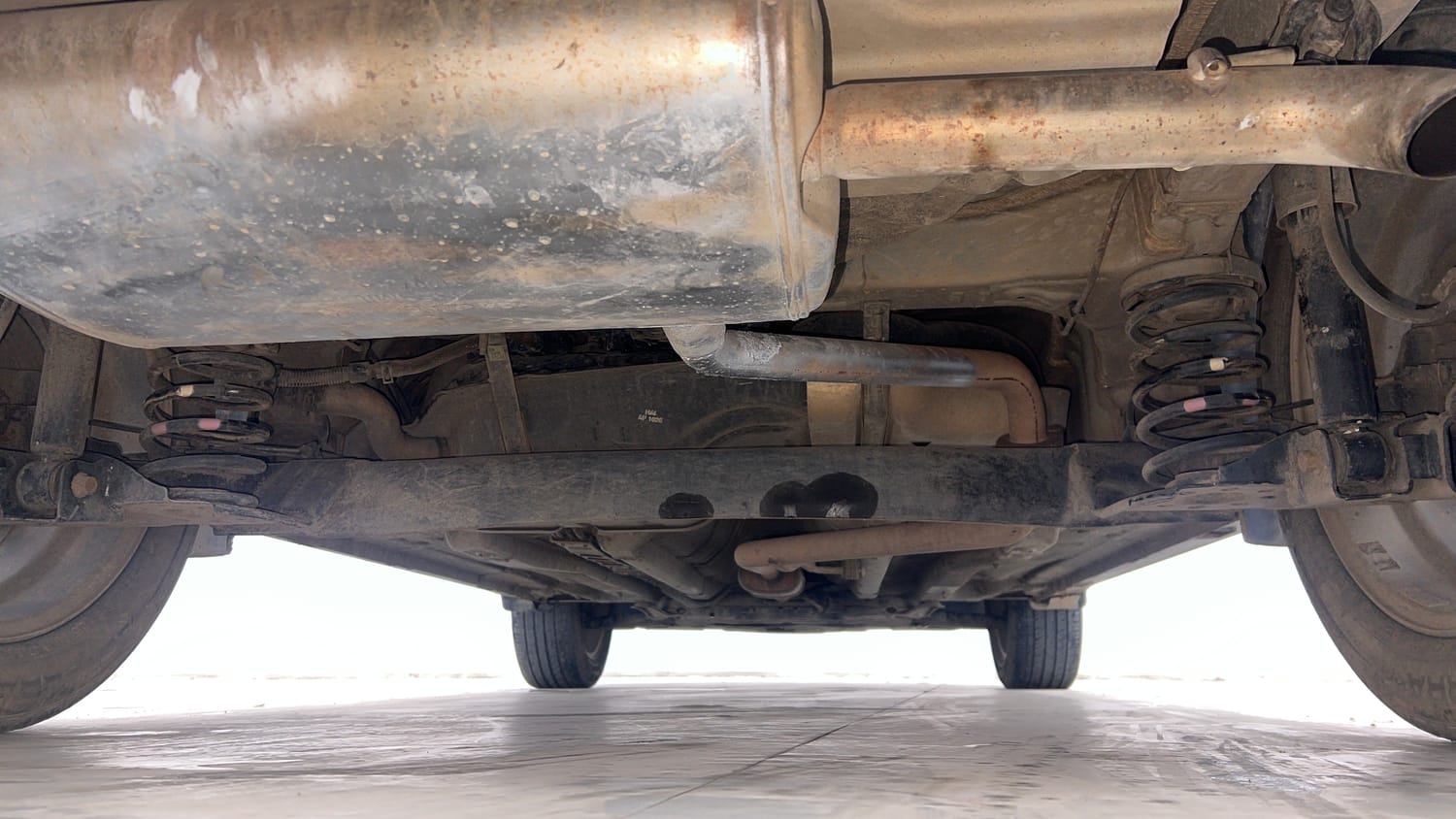 Used 2018 Hyundai Creta SX Plus 1.6 AT Petrol Petrol Automatic extra REAR UNDERBODY VIEW (TAKEN FROM REAR)
