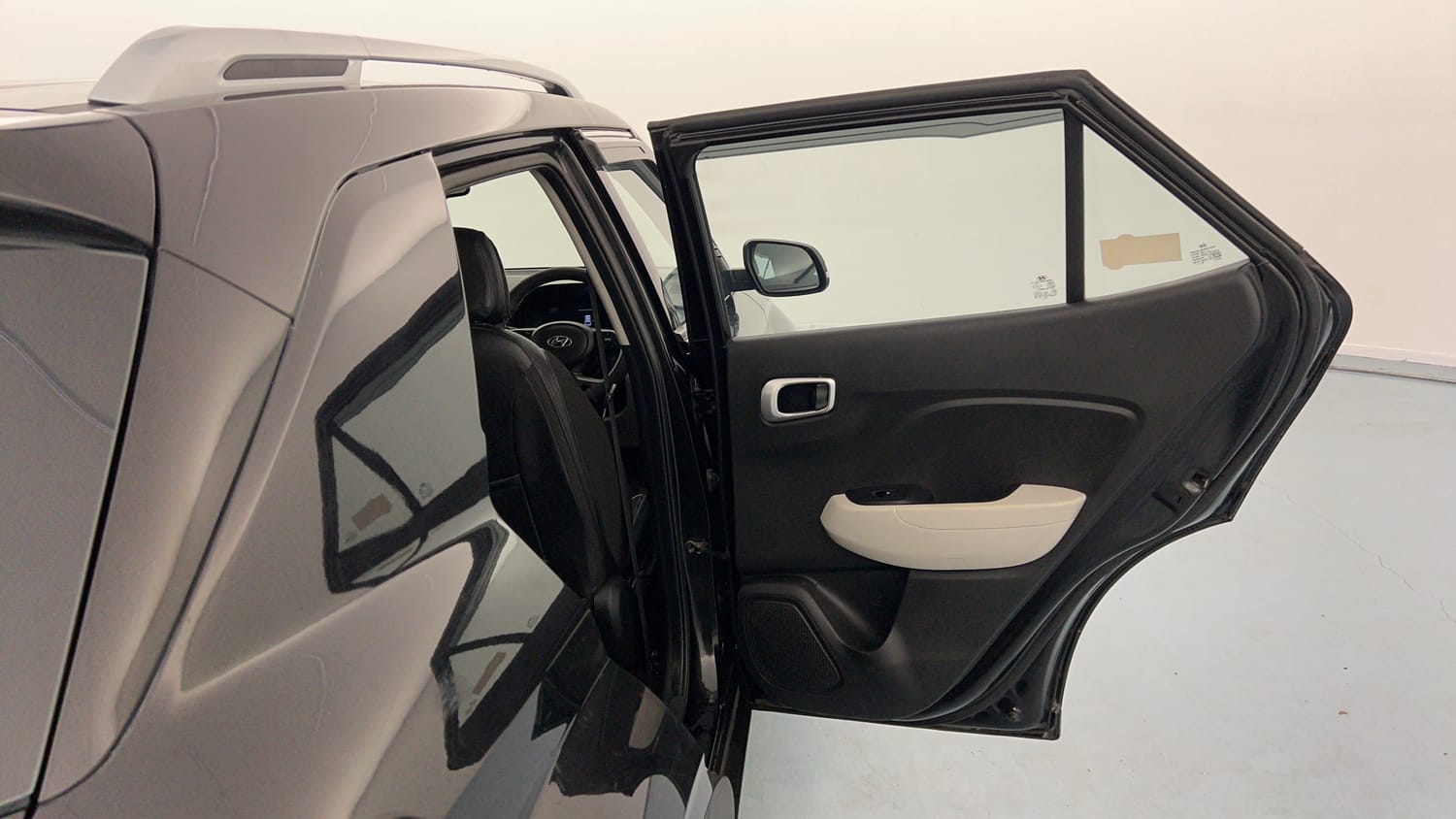 Used 2023 Hyundai Venue SX 1.2 Petrol Petrol Manual interior RIGHT REAR DOOR OPEN VIEW