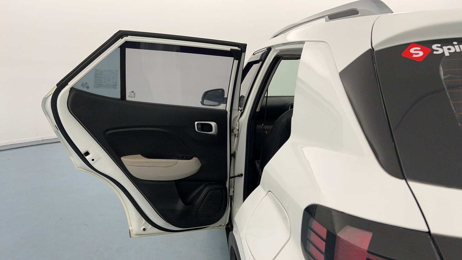 Used 2023 Hyundai Venue SX (O) 1.0 Turbo DCT Petrol Automatic interior LEFT REAR DOOR OPEN VIEW