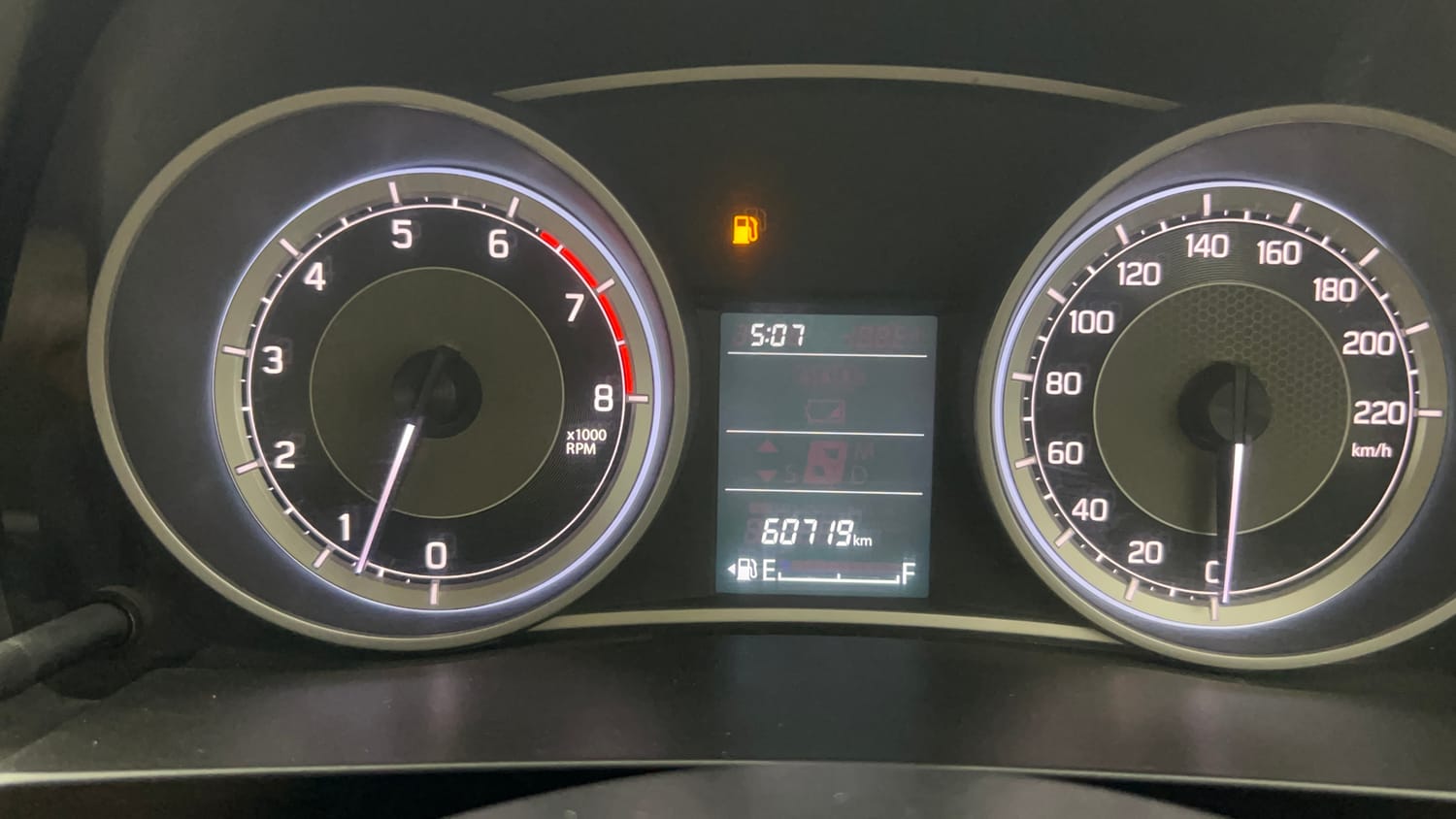 Used 2019 Maruti Suzuki Dzire VXi Petrol Manual interior CLUSTERMETER VIEW