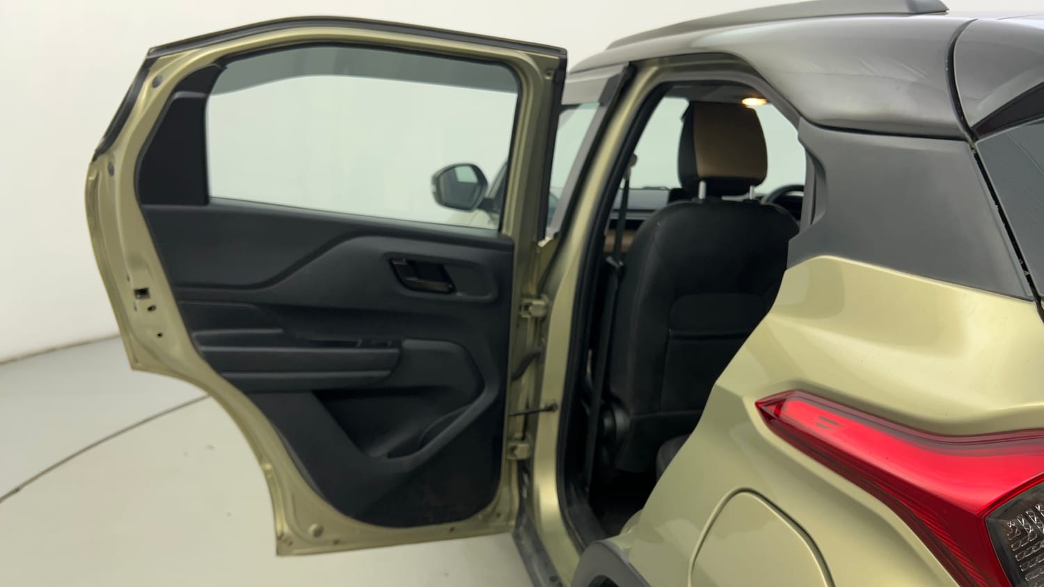 Used 2022 Tata Punch Kaziranga Creative iRA Pack AMT Petrol Automatic interior LEFT REAR DOOR OPEN VIEW