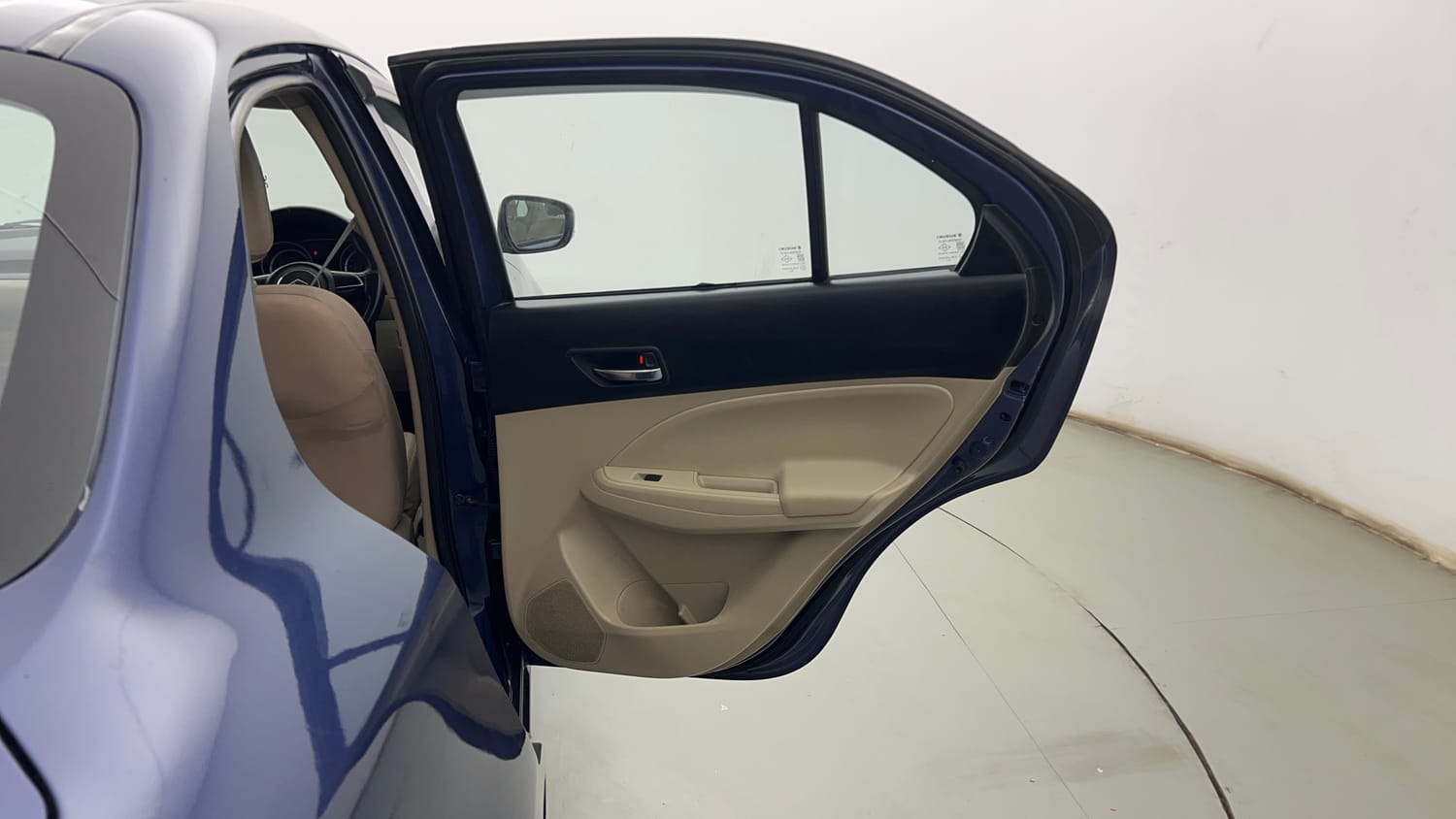 Used 2019 Maruti Suzuki Dzire VXi Petrol Manual interior RIGHT REAR DOOR OPEN VIEW