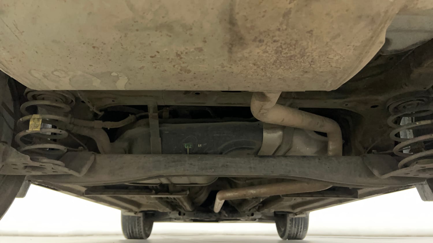 Used 2022 Kia Seltos GTX Plus 1.5 Diesel AT Diesel Automatic extra REAR UNDERBODY VIEW (TAKEN FROM REAR)