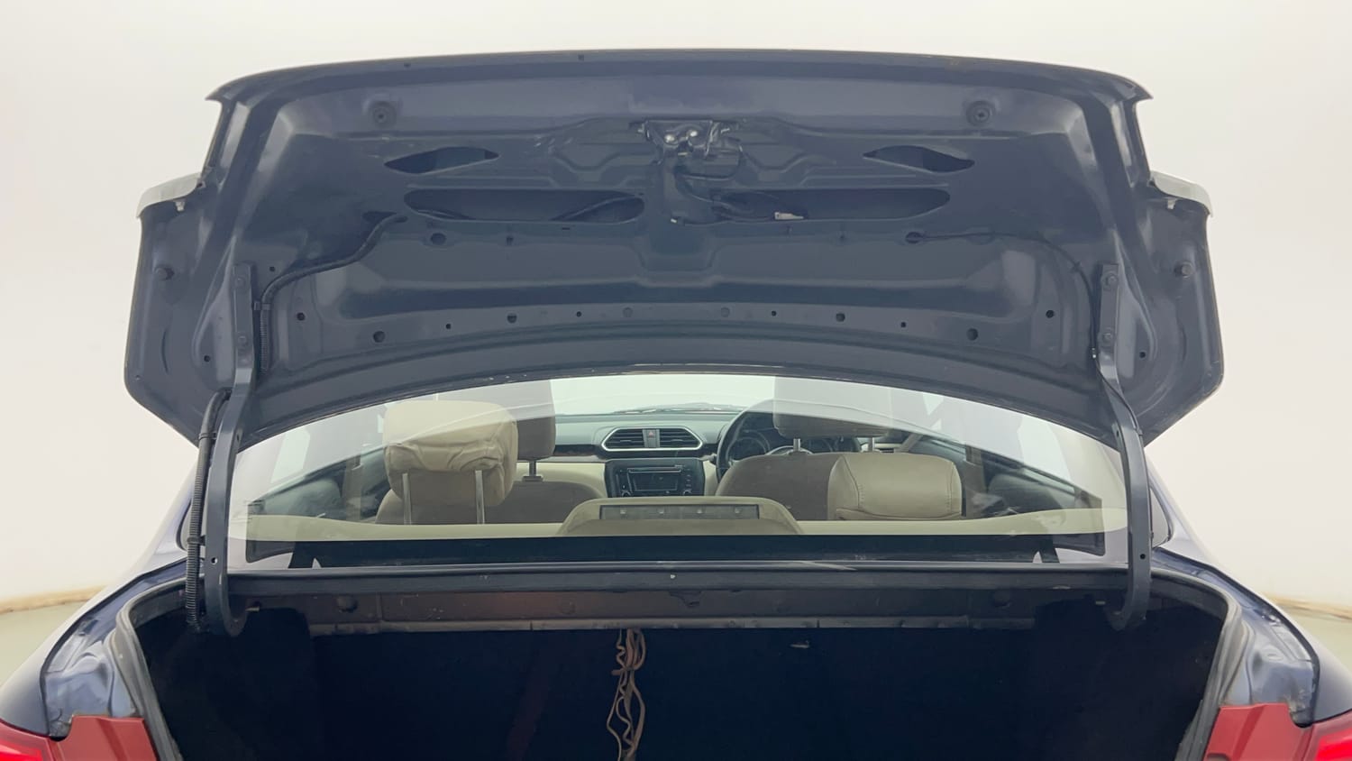 Used 2019 Maruti Suzuki Dzire VXi Petrol Manual interior DICKY DOOR OPEN VIEW