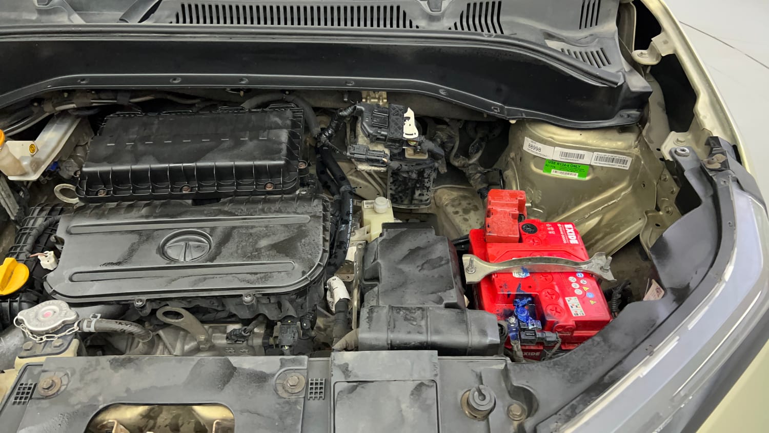 Used 2022 Tata Punch Kaziranga Creative iRA Pack AMT Petrol Automatic engine ENGINE LEFT SIDE VIEW